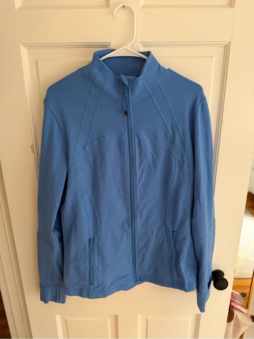 lululemon athletica Sky Blue Full-Zip Long Sleeve Jacket